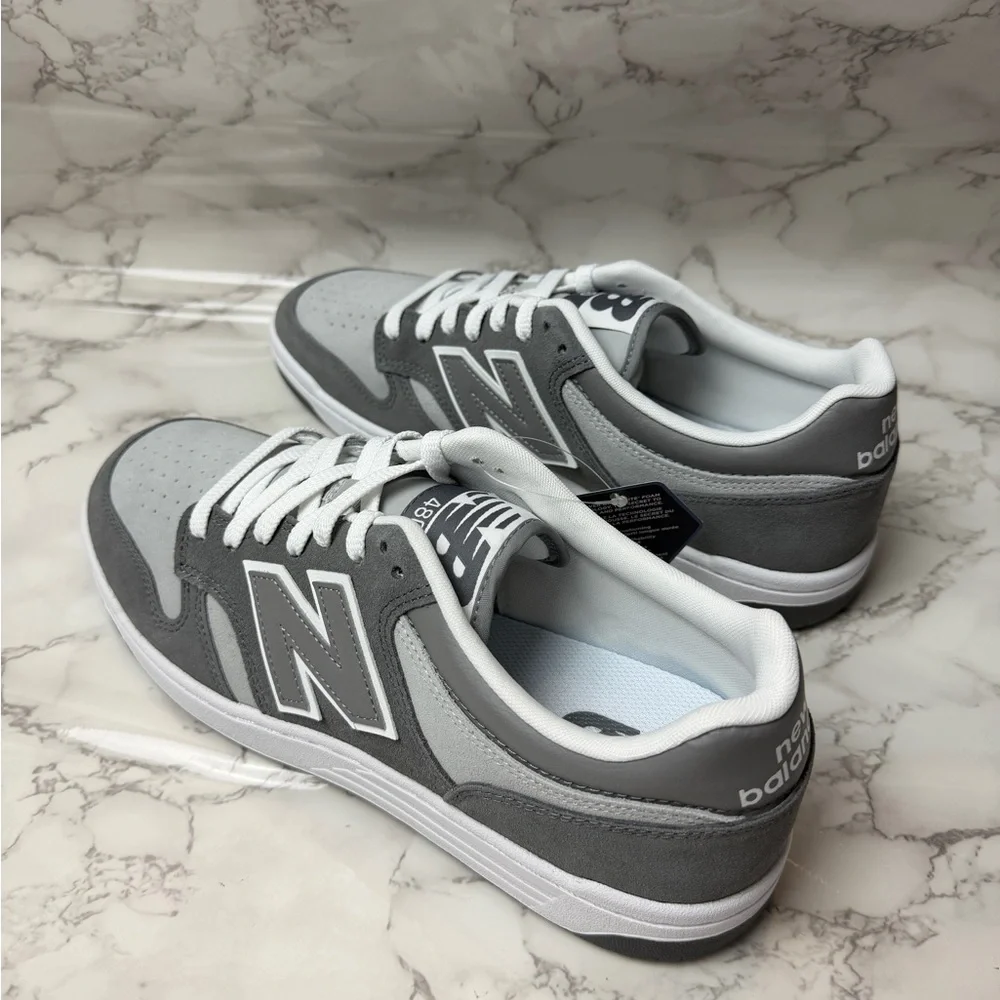 Unisex New Balance 480 Grey Grey BB480LEC Men's US Size 12 / Women's 13,5 - Picture 7 of 11